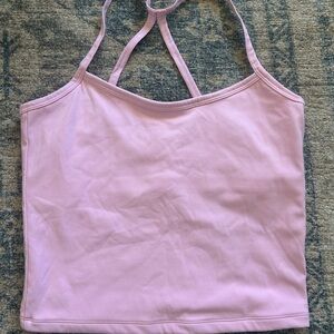 Light Pink Strappy Tank Top